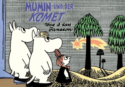 Buchcover und Innenansicht für das Buch: Mumin und der Komet