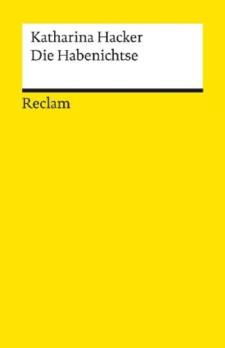 Buchcover und Innenansicht für das Buch: Die Habenichtse. Roman