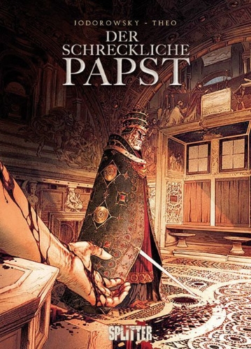 Buchcover und Innenansicht für das Buch: Le Pape terrible