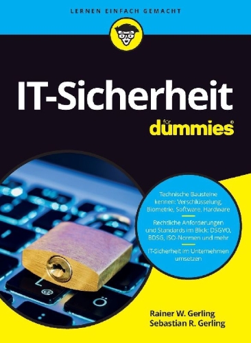 Buchcover und Innenansicht für das Buch: IT-Sicherheit für Dummies