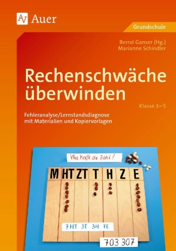 Buchcover und Innenansicht für das Buch: Rechenschwäche überwinden, Klasse 3-5