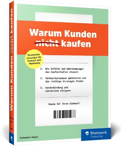 Buchcover und Innenansicht für das Buch: Warum Kunden (nicht) kaufen