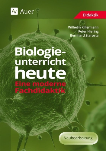 Buchcover und Innenansicht für das Buch: Biologieunterricht heute