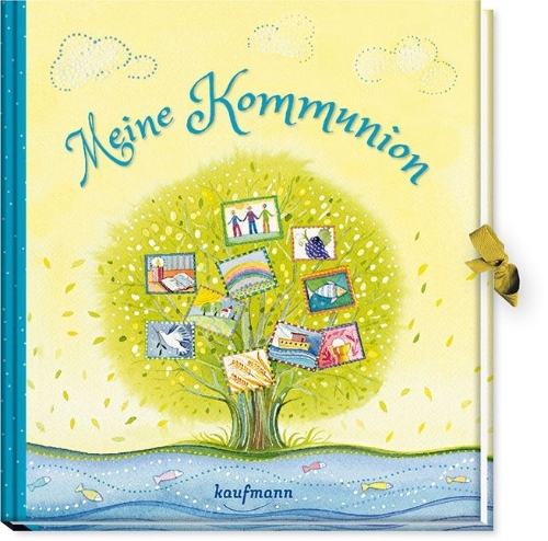 Buchcover und Innenansicht für das Buch: Meine Kommunion