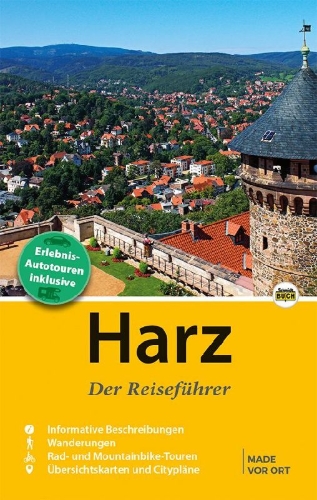 Buchcover und Innenansicht für das Buch: Harz - Der Reiseführer