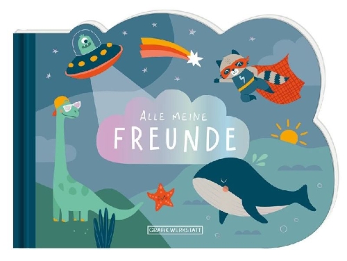 Buchcover und Innenansicht für das Buch: Freunde-Buch für Kinder