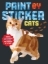 Buchcover und Innenansicht für das Buch: Paint by Sticker: Cats