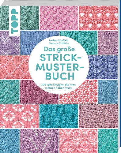 Buchcover und Innenansicht für das Buch: Das große Strickmuster-Buch