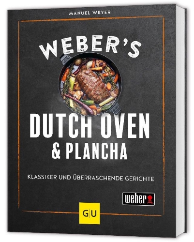 Buchcover und Innenansicht für das Buch: Weber's Dutch Oven und Plancha