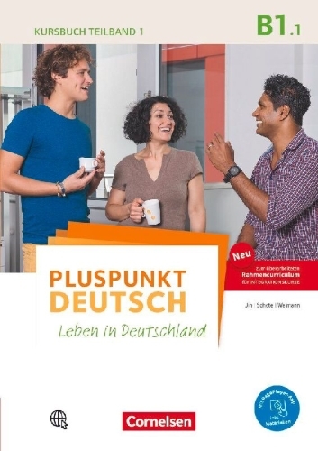 Buchcover und Innenansicht für das Buch: Pluspunkt Deutsch B1: Teilband 1 - Allgemeine Ausgabe - Kursbuch mit Video-DVD