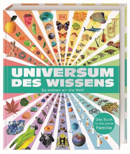 Buchcover und Innenansicht für das Buch: Universum des Wissens