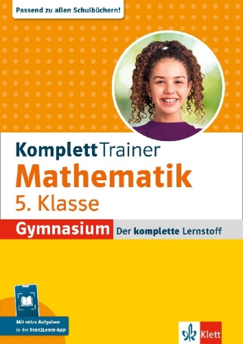 Buchcover und Innenansicht für das Buch: Klett KomplettTrainer Gymnasium Mathematik 5. Klasse