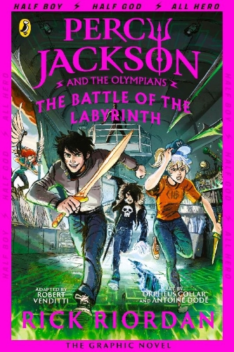 Buchcover und Innenansicht für das Buch: The Battle of the Labyrinth: The Graphic Novel (Percy Jackson Book 4)