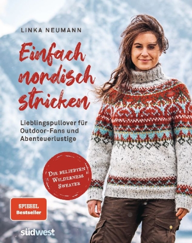 Buchcover und Innenansicht für das Buch: Villmarksgensere. Varme gensere til friluftsfolk og eventyrere