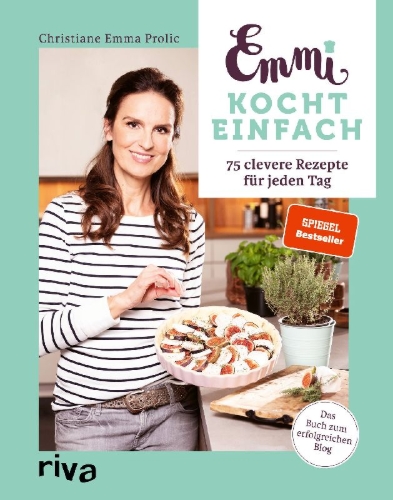 Buchcover und Innenansicht für das Buch: Emmi kocht einfach