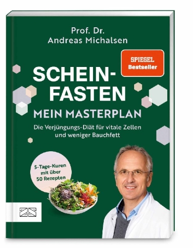 Buchcover und Innenansicht für das Buch: Scheinfasten - mein Masterplan