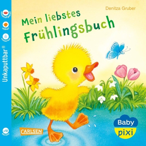 Buchcover und Innenansicht für das Buch: Baby Pixi (unkaputtbar) 147: Mein liebstes Frühlingsbuch