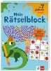 Buchcover und Innenansicht für das Buch: Klett Mein Rätselblock ab 7 Jahren Band 1