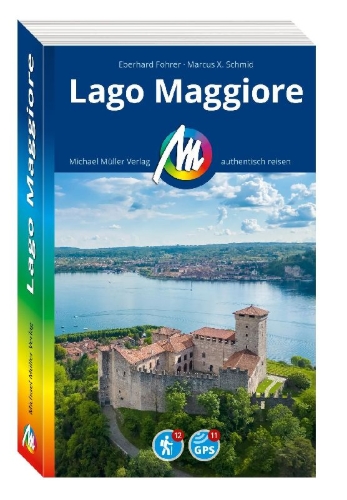 Buchcover und Innenansicht für das Buch: MICHAEL MÜLLER REISEFÜHRER Lago Maggiore