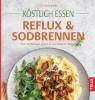 Buchcover und Innenansicht für das Buch: Köstlich essen Reflux und Sodbrennen