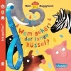 Buchcover und Innenansicht für das Buch: Baby Pixi (unkaputtbar) 171: Mein Baby-Pixi-Buggybuch: Wem gehört der lange Rüssel?