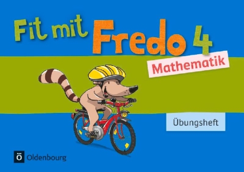 Buchcover und Innenansicht für das Buch: Fredo - Mathematik 4. Schuljahr - Zu allen Ausgaben - Übungsheft - Fit mit Fredo 4