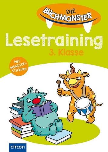 Buchcover und Innenansicht für das Buch: Die Buchmonster 3. Klasse