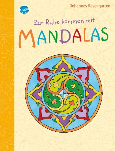 Buchcover und Innenansicht für das Buch: Zur Ruhe kommen mit Mandalas