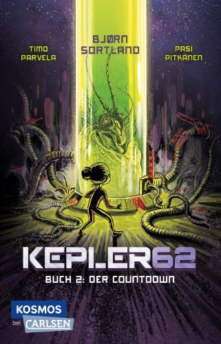 Buchcover und Innenansicht für das Buch: Kepler62 2: Der Countdown