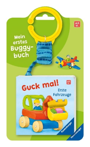 Buchcover und Innenansicht für das Buch: Mein erstes Buggybuch: Guck mal! Erste Fahrzeuge