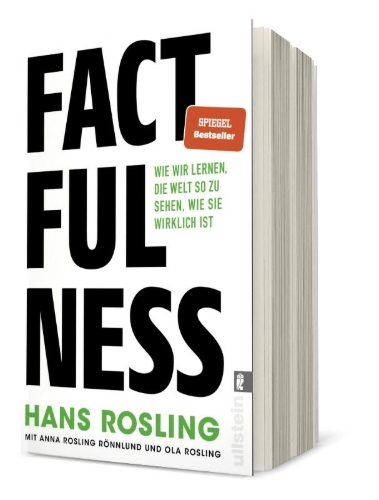 Buchcover und Innenansicht für das Buch: Factfulness