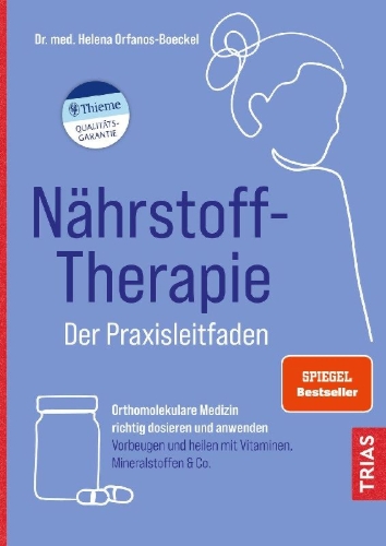 Buchcover und Innenansicht für das Buch: Nährstoff-Therapie - Der Praxisleitfaden