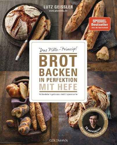 Buchcover und Innenansicht für das Buch: Brot backen in Perfektion mit Hefe
