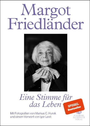 Buchcover und Innenansicht für das Buch: Margot Friedländer. Eine Stimme für das Leben