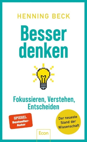 Buchcover und Innenansicht für das Buch: Besser denken