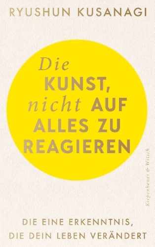 Buchcover und Innenansicht für das Buch: The Practice of Non-Reaction