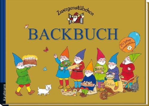 Buchcover und Innenansicht für das Buch: Zwergenstübchen Backbuch
