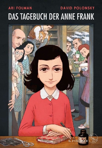 Buchcover und Innenansicht für das Buch: Das Tagebuch der Anne Frank