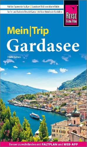 Buchcover und Innenansicht für das Buch: Reise Know-How MeinTrip Gardasee