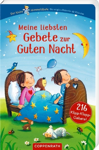 Buchcover und Innenansicht für das Buch: Meine liebsten Gebete zur Guten Nacht