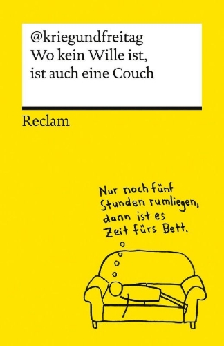 Buchcover und Innenansicht für das Buch: Wo kein Wille ist, ist auch eine Couch