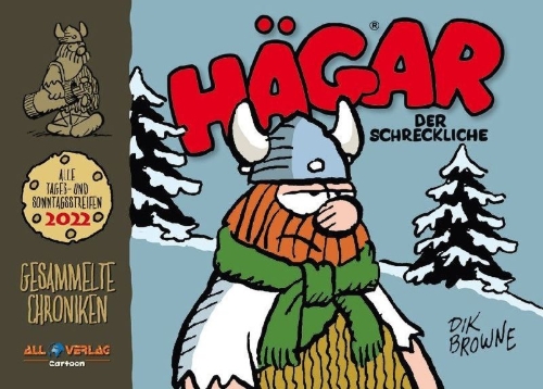Buchcover und Innenansicht für das Buch: Hägar - Gesammelte Chroniken 2022
