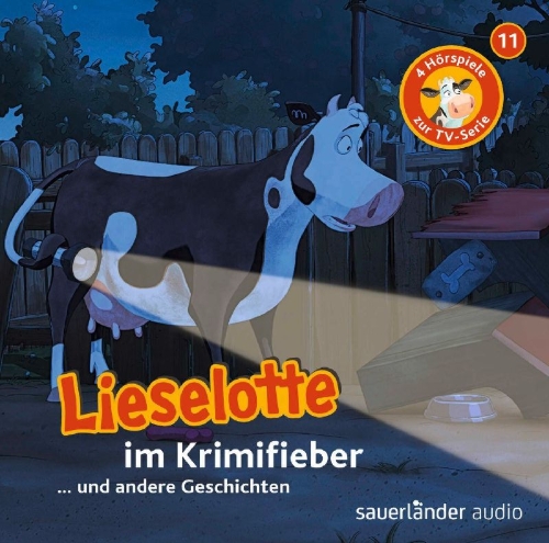 Buchcover und Innenansicht für das Buch: Lieselotte im Krimifieber
