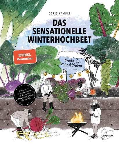 Buchcover und Innenansicht für das Buch: Das sensationelle Winterhochbeet