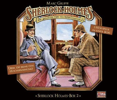 Buchcover und Innenansicht für das Buch: Sherlock Holmes Box 2