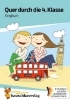 Buchcover und Innenansicht für das Buch: Quer durch die 4. Klasse, Englisch - A5-Übungsblock