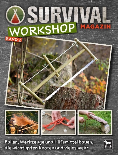 Buchcover und Innenansicht für das Buch: Survival Magazin Workshop Band 2