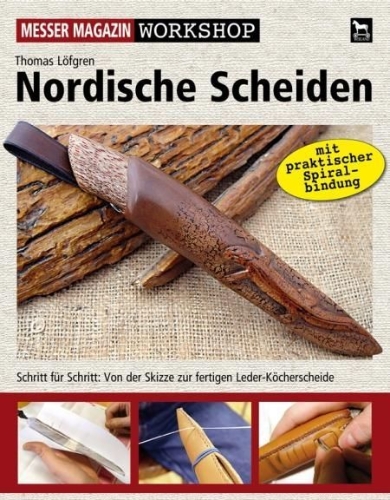 Buchcover und Innenansicht für das Buch: Making a Sheath for a Nordic Style Knife