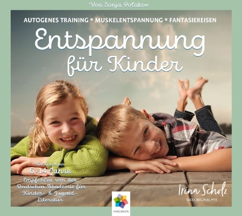 Buchcover und Innenansicht für das Buch: ENTSPANNUNG FÜR KINDER