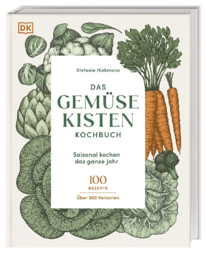 Buchcover und Innenansicht für das Buch: Das Gemüsekisten-Kochbuch